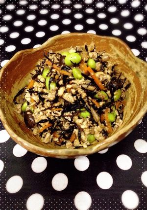 ☆ひじきとツナの炒り豆腐☆-レシピのメイン写真