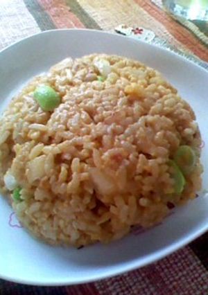 ギャルごはん☆簡単味噌チャーハン-レシピのメイン写真