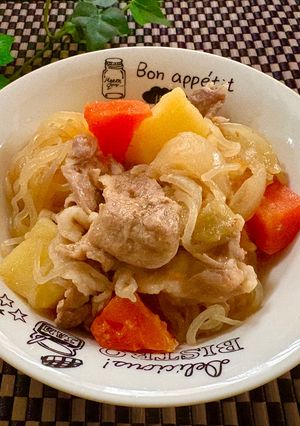 甘酒で肉じゃが♡炊飯器で簡単レシピ✨-レシピのメイン写真