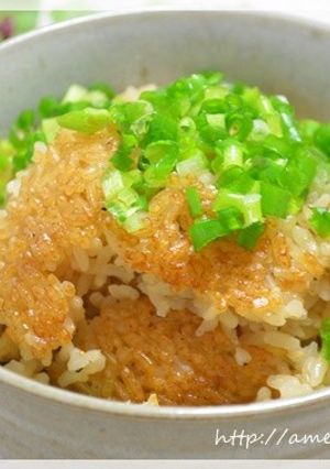 ダシダで大根の皮と油揚げの炊き込みご飯☆-レシピのメイン写真