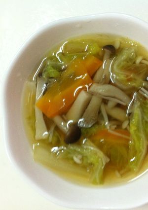 きのこと白菜の和風スープ-レシピのメイン写真