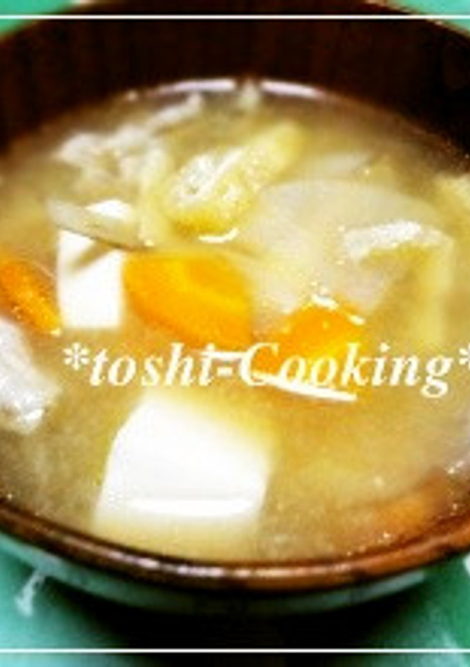 我が家の豚汁-レシピのメイン写真