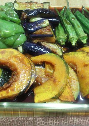 夏野菜の揚げ浸し-レシピのメイン写真