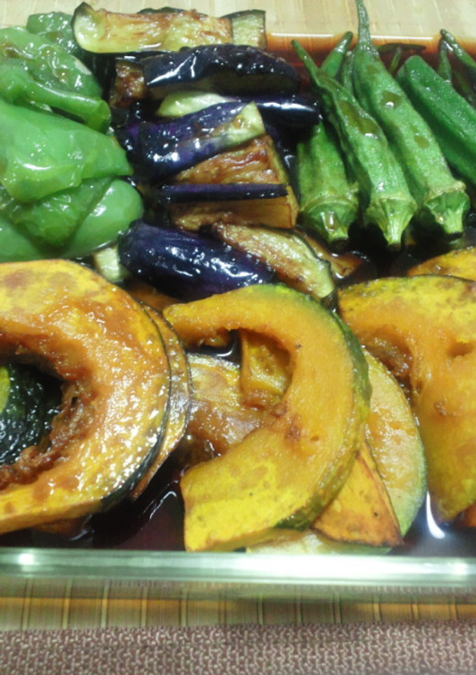 夏野菜の揚げ浸し-レシピのメイン写真