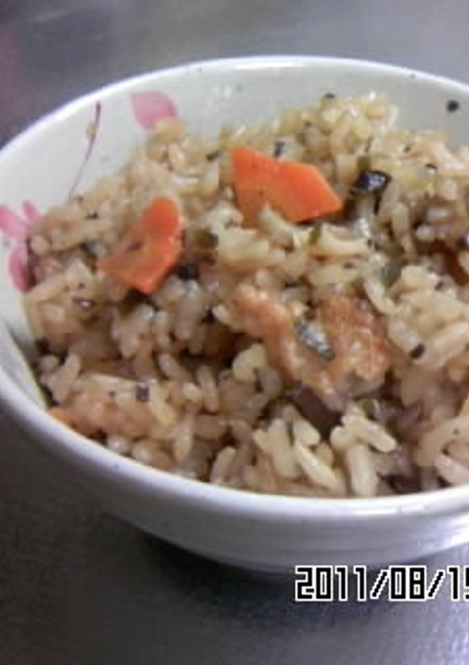 塩こんぶの炊き込みご飯-レシピのメイン写真