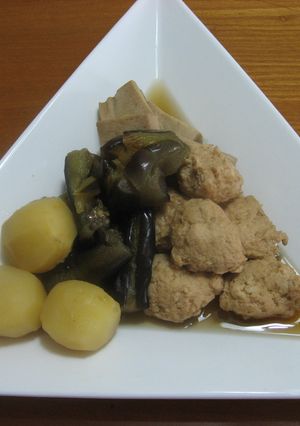 真夏にぴったり☆鶏団子のあっさり煮-レシピのメイン写真