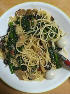 春菊のパスタ-レシピのメイン写真