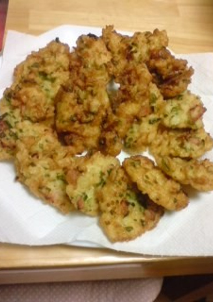 ご飯とハムの天ぷら♪-レシピのメイン写真