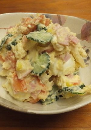 美味!ハムポテトサラダ-レシピのメイン写真