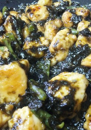 ＊鶏肉とインゲンののり照り焼き＊-レシピのメイン写真