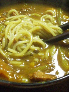 残ったカレーで 簡単カレーそば♪-レシピのメイン写真
