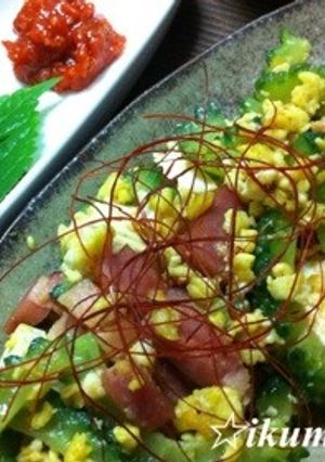 カレー味ゴーヤチャンプル-レシピのメイン写真