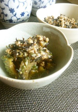 【ゴーヤ＆ひじき】大好き✿味噌和え-レシピのメイン写真