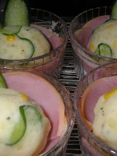 ハムカップのポテトサラダ-レシピのメイン写真