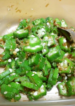 ご飯のお供に♪オクラ-レシピのメイン写真