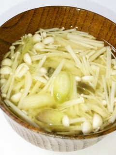 えのき★みょうがの味噌汁-レシピのメイン写真
