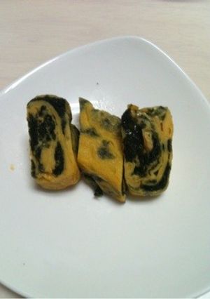 お弁当にピッタリ♪地のり卵焼き-レシピのメイン写真