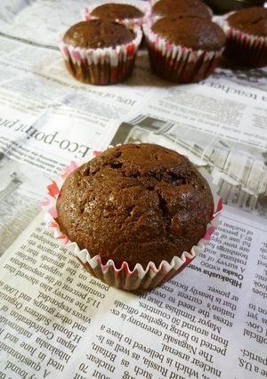 別格なおいしさ♪チョコバナナカップケーキ-レシピのメイン写真