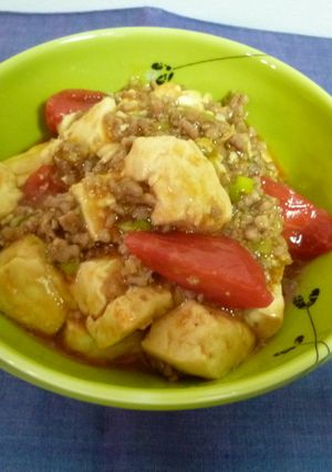 トマトでさっぱりマーボ豆腐-レシピのメイン写真