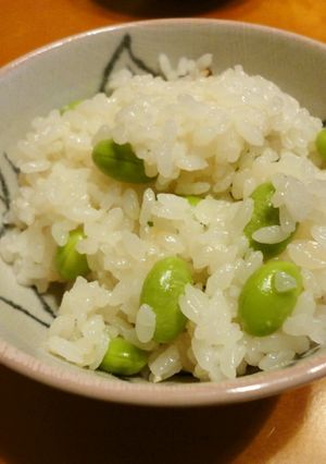 枝豆と椎茸のご飯-レシピのメイン写真