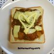 残りカレーでカレートースト*チーズマヨ