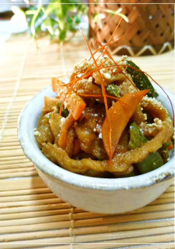 ささげと茹で干し大根の炒め煮-レシピのメイン写真