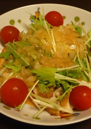 鶏肉の玉ねぎでユーリンチー風？！-レシピのメイン写真