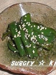 レンジで簡単ピーマンのきんぴら-レシピのメイン写真