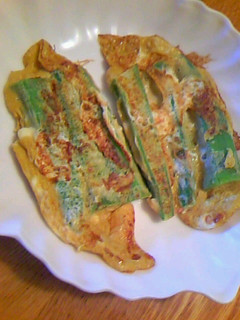 オクラのピカタ☆焼き肉のたれ味-レシピのメイン写真
