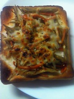 きんぴらチーズトースト-レシピのメイン写真