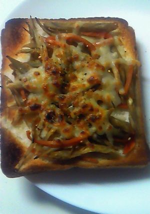 きんぴらチーズトースト-レシピのメイン写真