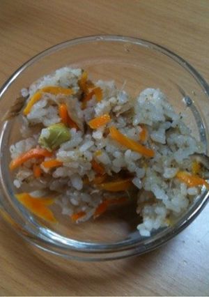 ☆素材の優しぃ味炊き込みご飯☆子どもに‼-レシピのメイン写真