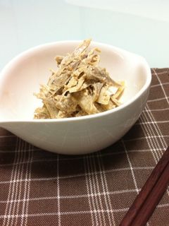 簡単♪ごぼうの味噌マヨサラダ♪-レシピのメイン写真