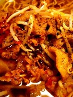 (辛)豚肉ともやしのピリ辛ラーメン!-レシピのメイン写真