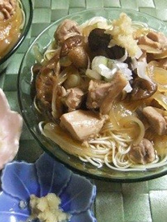 祖母直伝、我が家の味!かしわそうめん-レシピのメイン写真