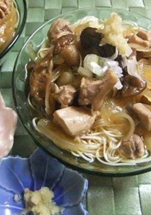 祖母直伝、我が家の味！かしわそうめん-レシピのメイン写真