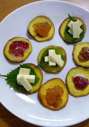 スイートポテトカナッペ-レシピのメイン写真