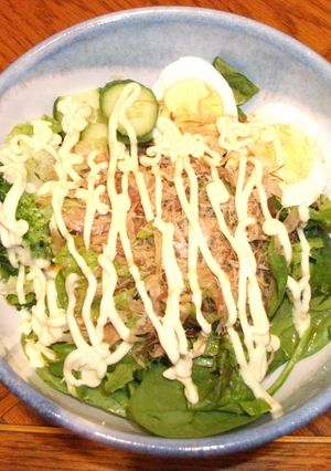 夏はさっぱりサラダうどん-レシピのメイン写真