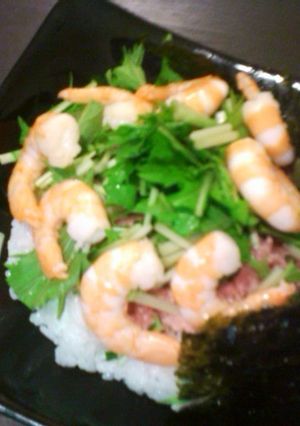 簡単お昼にぴったり和風ダレねぎとろ丼-レシピのメイン写真