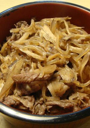 ごぼうで牛丼♪-レシピのメイン写真