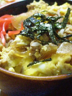 ひき肉で ふんわり親子丼♪-レシピのメイン写真