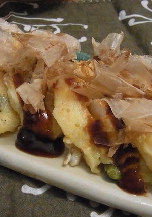 ふんわり旨♡ホタテと枝豆のお好み風-レシピのメイン写真