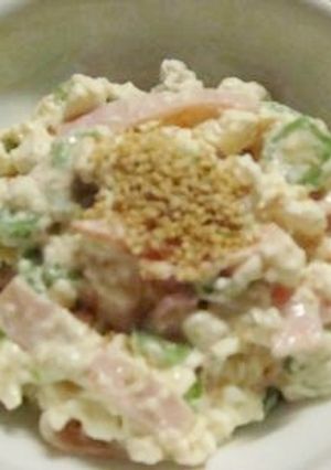 みそマヨ風味＊オクラとハムの白和え-レシピのメイン写真