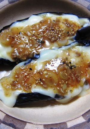 レンジだけで「簡単なすチーズ」-レシピのメイン写真