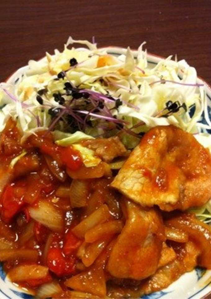 豚肉、トマトの生姜焼き＊-レシピのメイン写真
