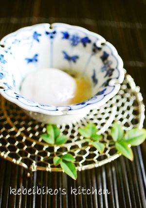 冷蔵庫の冷たい卵de温泉卵の作り方-レシピのメイン写真