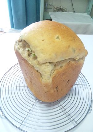 HB使用 野菜ポタージュ胡桃枝豆パン-レシピのメイン写真
