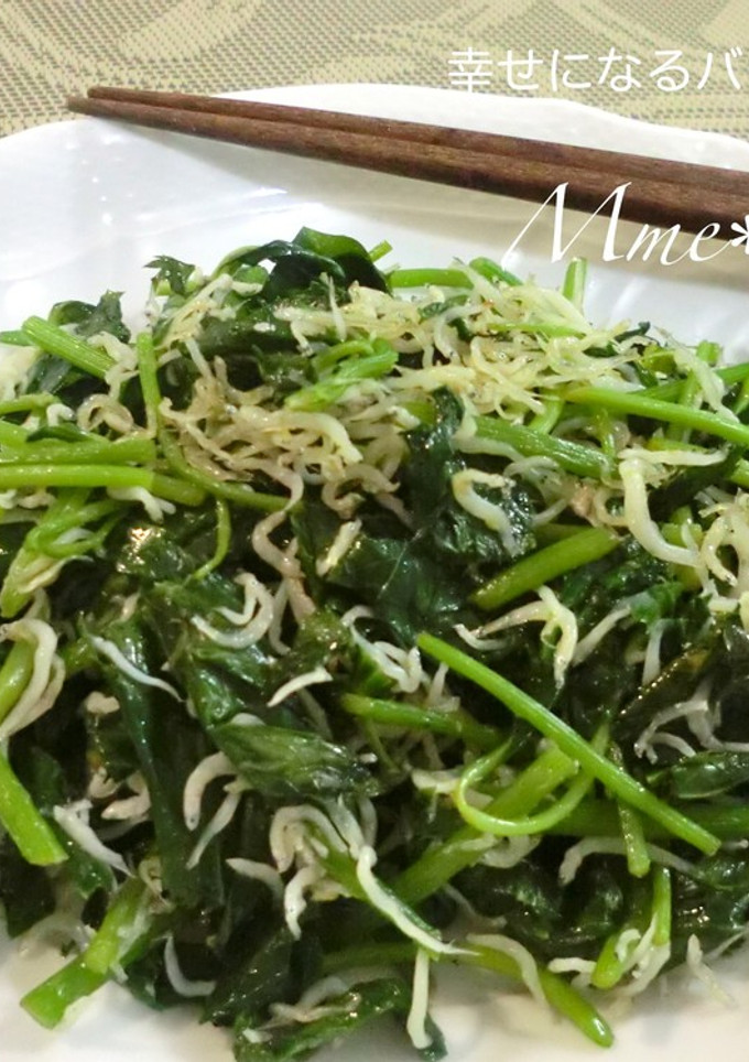 しらすと根三つ葉の炒め物-レシピのメイン写真