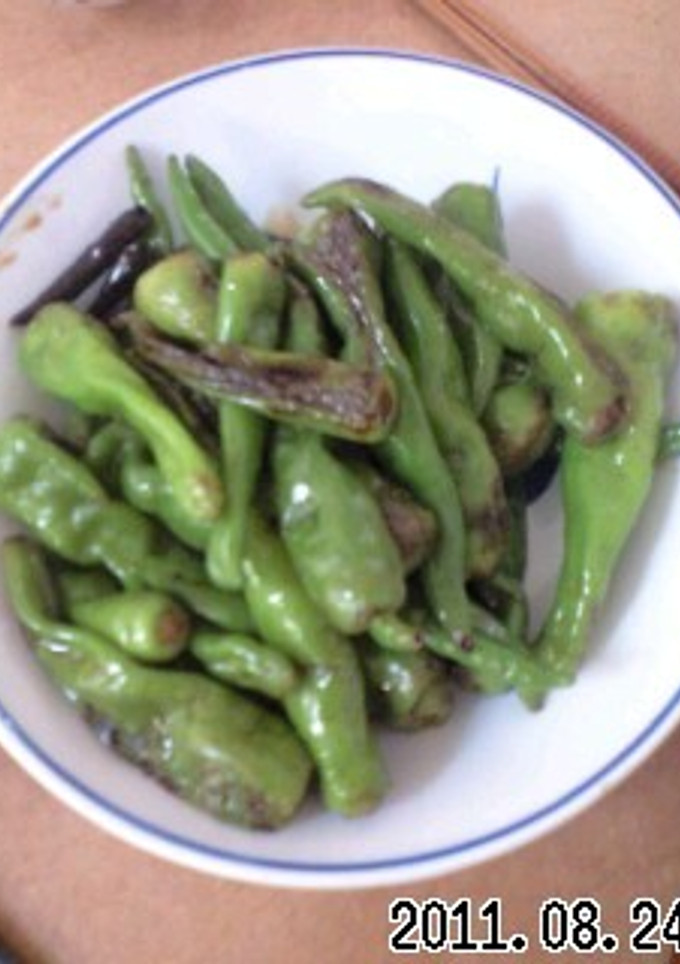 万願寺とうがらしの醤油炒め-レシピのメイン写真