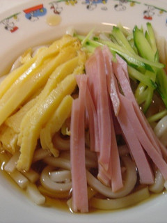 あっさりハムで♪サラダうどん-レシピのメイン写真
